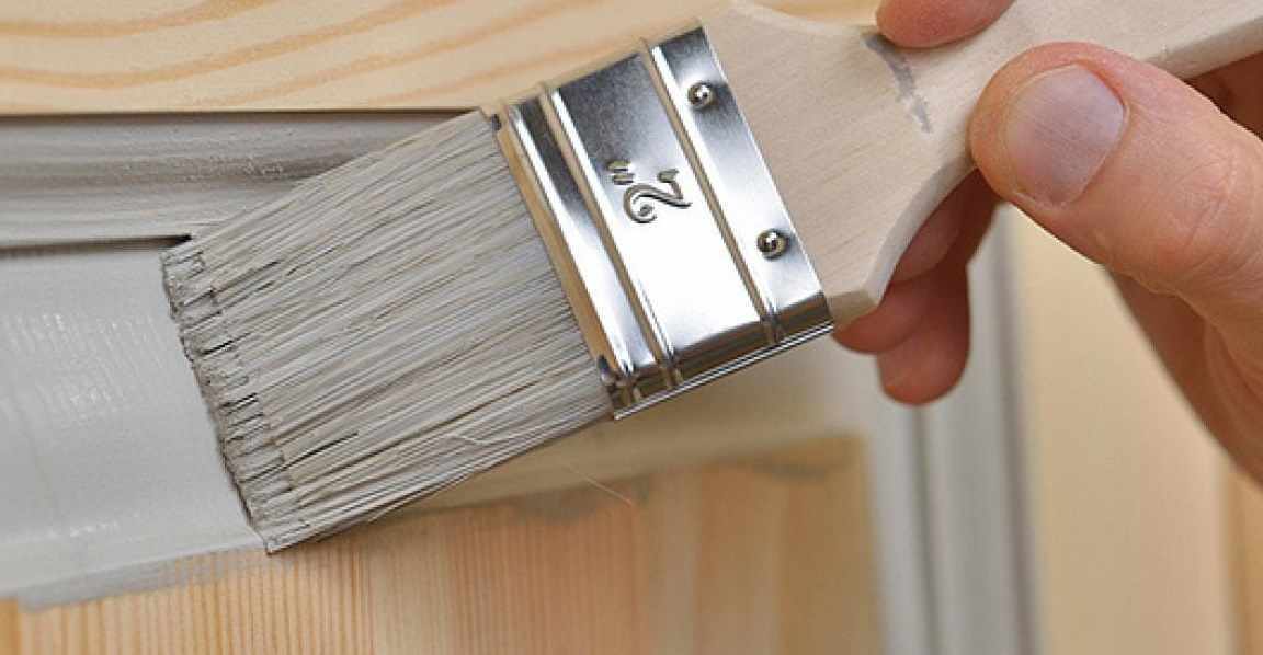 Ölbasierte Lackierung auf ebener Fläche