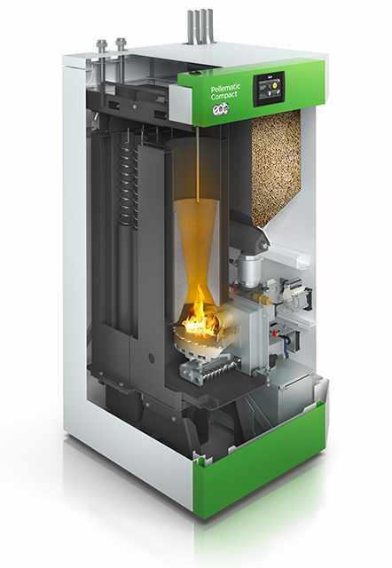 Installation de chaudières et brûleurs à granulés